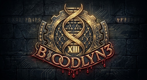 B1OODLYN3 XIII DNA official brand logo