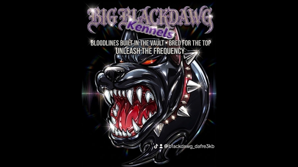 Big B1ackDawg Kennels official logo